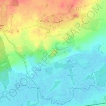 Wichmannsberg地形图、海拔、地势
