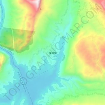 牂牁镇地形图、海拔、地势