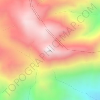Galan地形图、海拔、地势