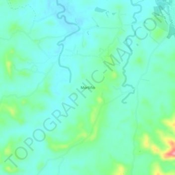 Mortiño地形图、海拔、地势