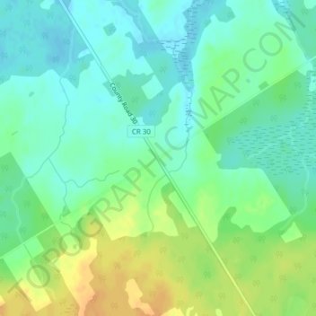 Baltics Corners地形图、海拔、地势