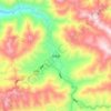 甲高镇地形图、海拔、地势
