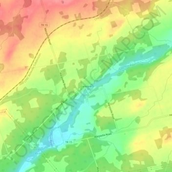 Lonsdale地形图、海拔、地势