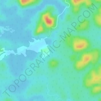 Nancibo地形图、海拔、地势
