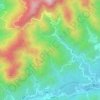 赫山地形图、海拔、地势