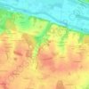 Pièce de Ferrière地形图、海拔、地势