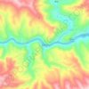 石岗乡地形图、海拔、地势