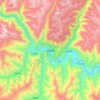 加查县地形图、海拔、地势