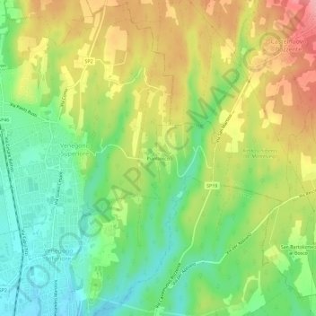 Pianbosco地形图、海拔、地势
