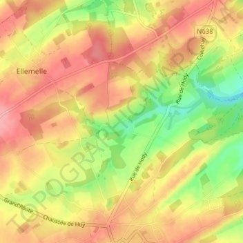 Lizin地形图、海拔、地势