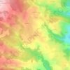 Les Sacoutis地形图、海拔、地势