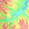 朱阳镇地形图、海拔、地势