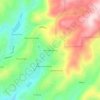 Blue Lake Springs地形图、海拔、地势
