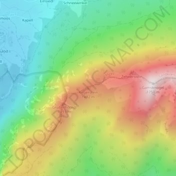 Angerstein地形图、海拔、地势