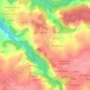 Penrugaro地形图、海拔、地势