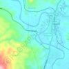 Gaongan地形图、海拔、地势