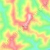 Blackberry Mountain地形图、海拔、地势