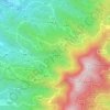 大湖頭地形图、海拔、地势
