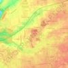 Les Grandes Brosses地形图、海拔、地势