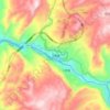 习酒镇地形图、海拔、地势