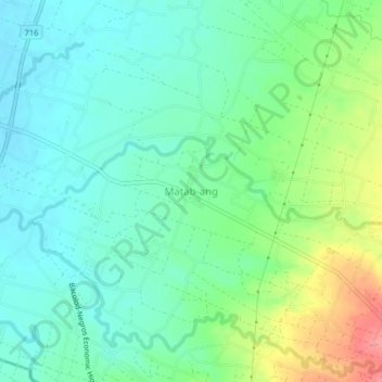 Matab-ang地形图、海拔、地势