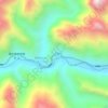 巴格村地形图、海拔、地势