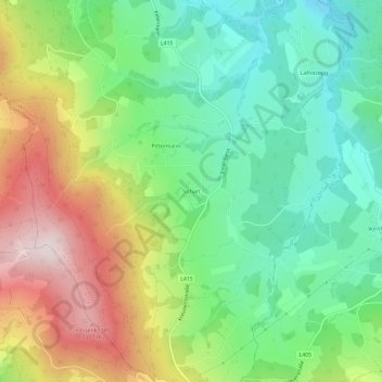 Sichart地形图、海拔、地势