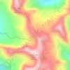Imogene Pass地形图、海拔、地势