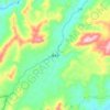 樟木乡地形图、海拔、地势
