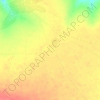 Hisu地形图、海拔、地势