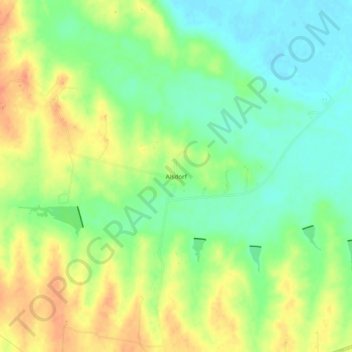 Alsdorf地形图、海拔、地势