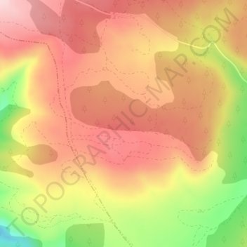 La Ballestera地形图、海拔、地势