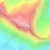 曲登尼玛地形图、海拔、地势