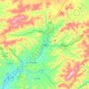 江源区地形图、海拔、地势