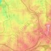 Vine City地形图、海拔、地势