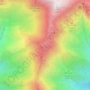 El Raso地形图、海拔、地势