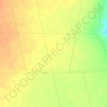 Chapada das Mangabeiras地形图、海拔、地势