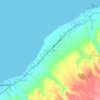 Matangad地形图、海拔、地势