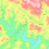 翁卡底地形图、海拔、地势