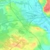Les Fangasses地形图、海拔、地势