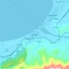 Bangui地形图、海拔、地势