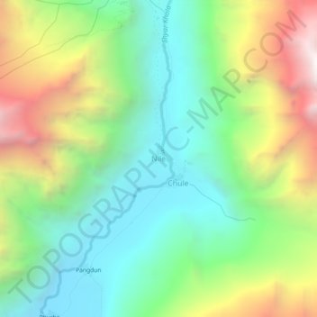 Nile地形图、海拔、地势