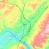 芙蓉镇地形图、海拔、地势