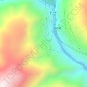 纳山地形图、海拔、地势