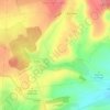 Pomérieux地形图、海拔、地势
