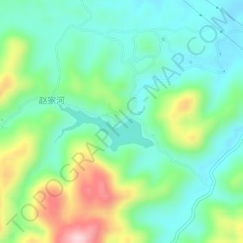樟地形图、海拔、地势