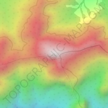 Morro das Lajes地形图、海拔、地势