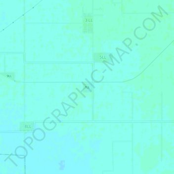 7LL地形图、海拔、地势