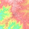 Pedro Juan Caballero地形图、海拔、地势