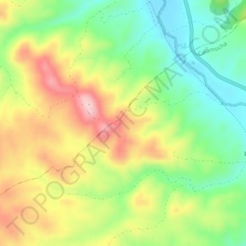Cabezo Castillo地形图、海拔、地势